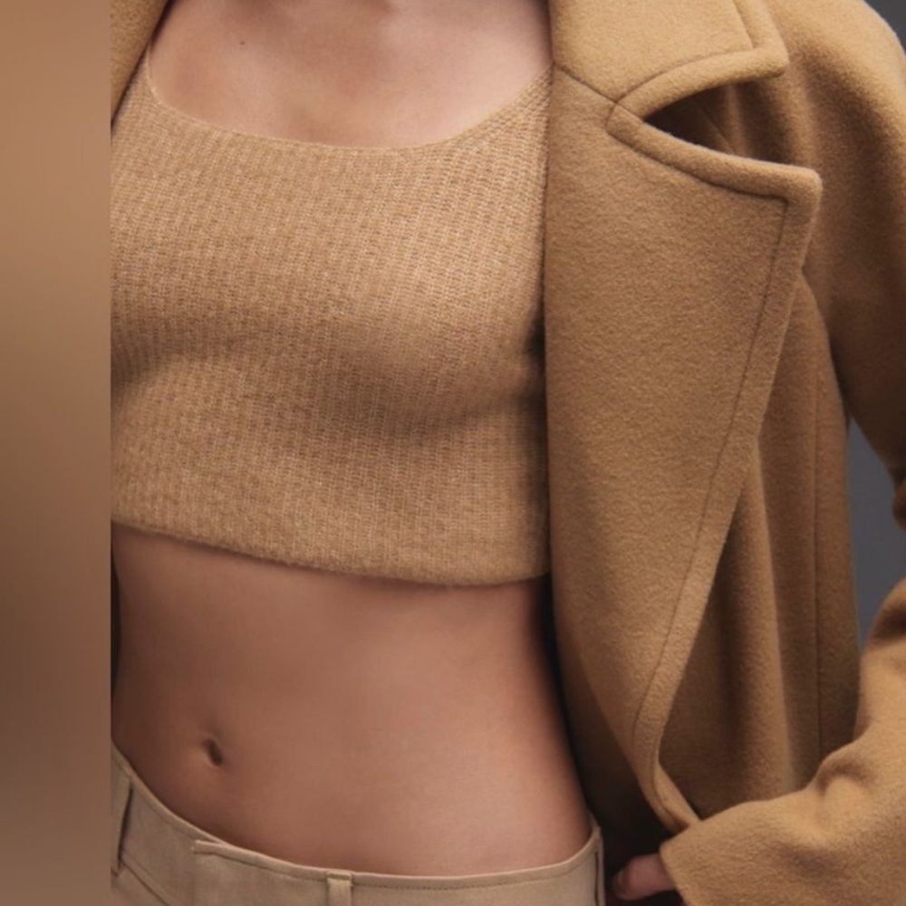 Everlane yak wool crop tank sweat sweater size small new with tags